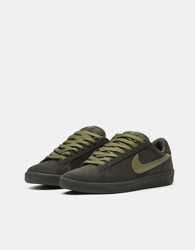 Nike SB Zoom Tennis Classic Skate Shoes - Deep Pewter/Medium Olive-Deep Pewter