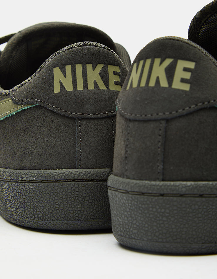 Nike SB Zoom Tennis Classic Skate Shoes - Deep Pewter/Medium Olive-Deep Pewter