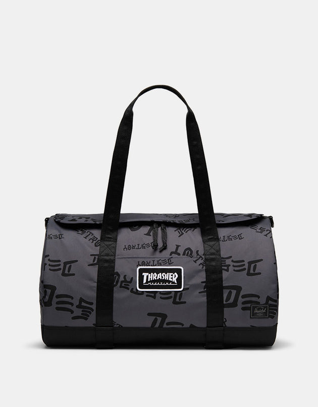 Herschel x Thrasher Heritage™Skate Duffle Nylon - Asphalt/Black Destroy