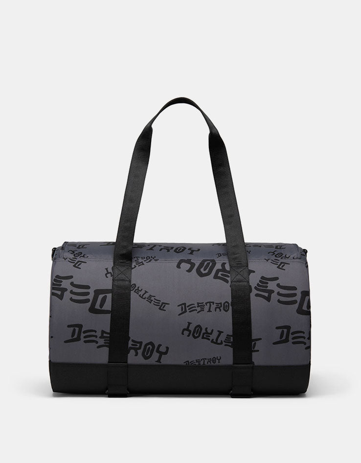 Herschel x Thrasher Heritage™Skate Duffle Nylon - Asphalt/Black Destroy