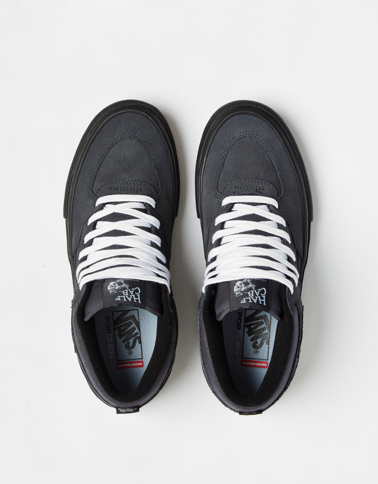 Vans Skate Half Cab Shoes - Charcoal Grey/Black