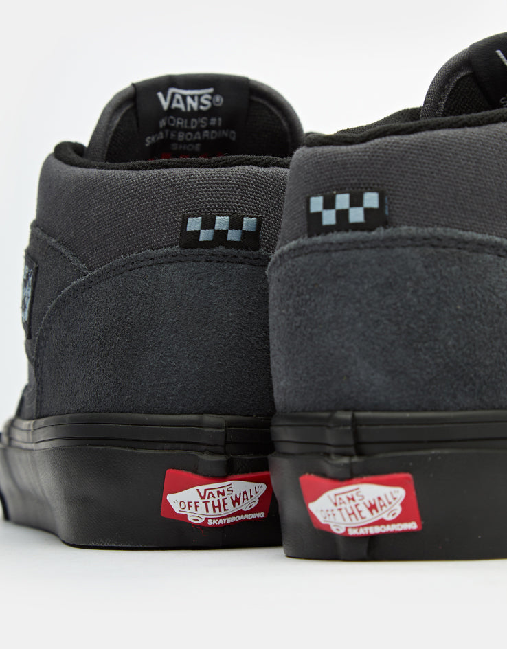 Vans Skate Half Cab Shoes - Charcoal Grey/Black