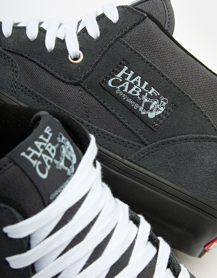 Vans Skate Half Cab Shoes - Charcoal Grey/Black