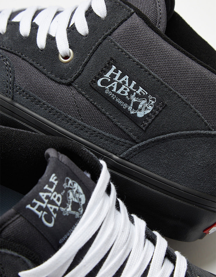 Vans Skate Half Cab Shoes - Charcoal Grey/Black