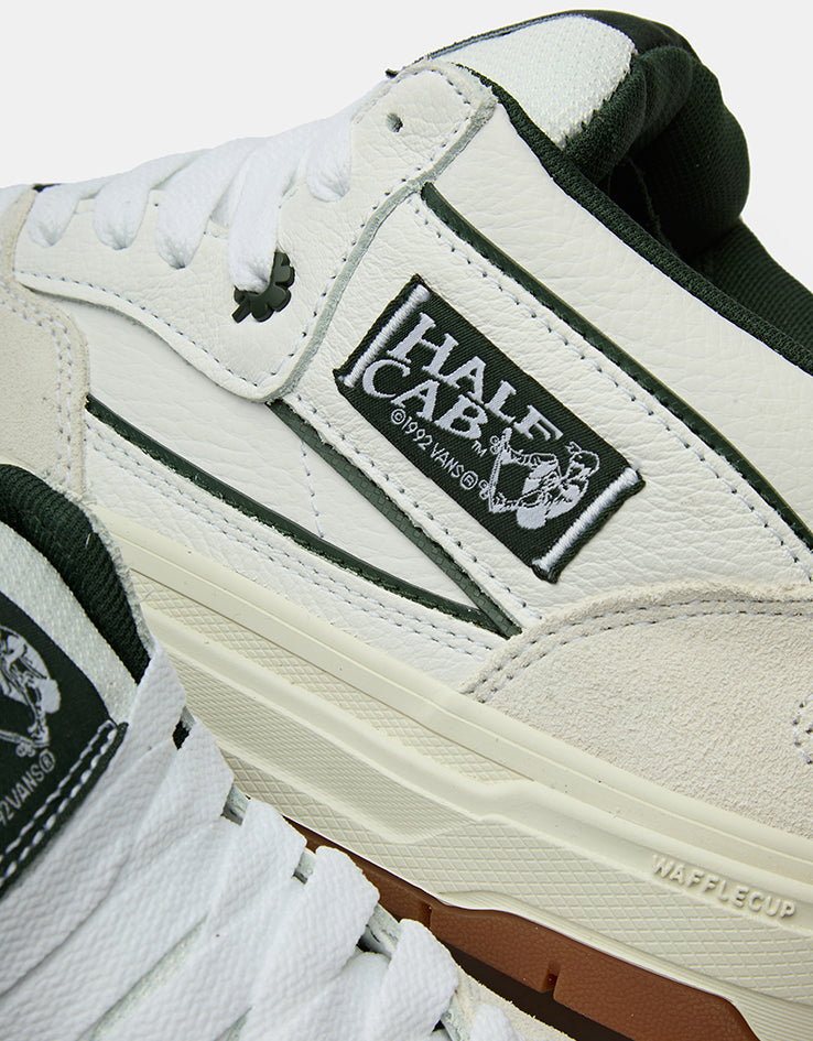 Vans Skate Half Cab Wafflecup Shoes - Una White/Gum