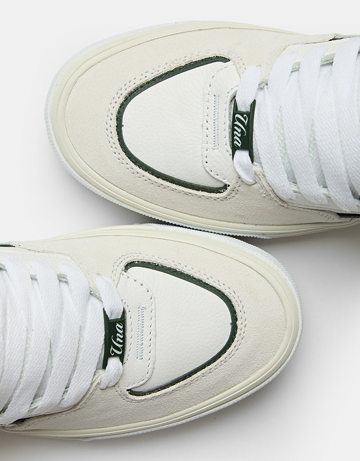Vans Skate Half Cab Wafflecup Shoes - Una White/Gum