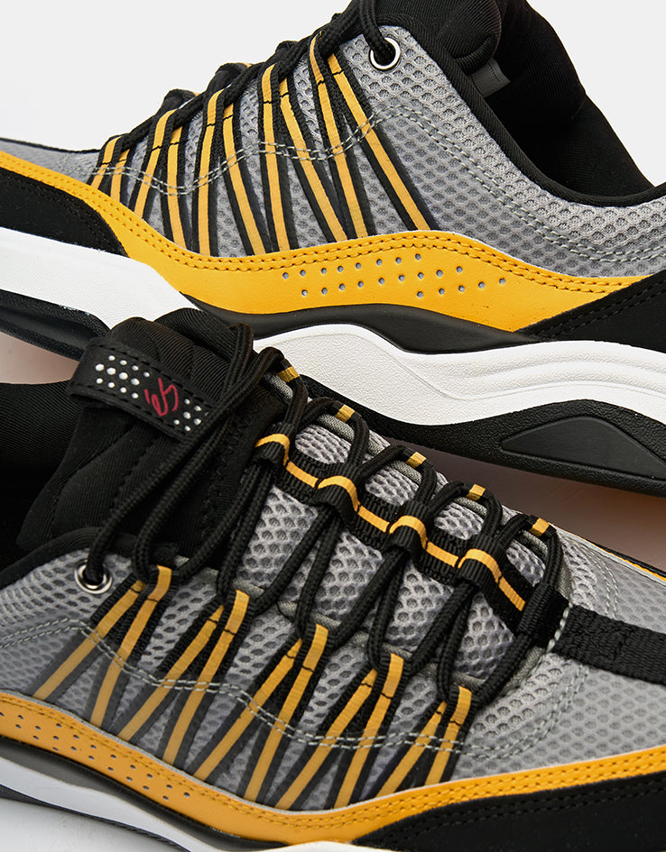 éS Imprint Skate Shoes - Black/Yellow