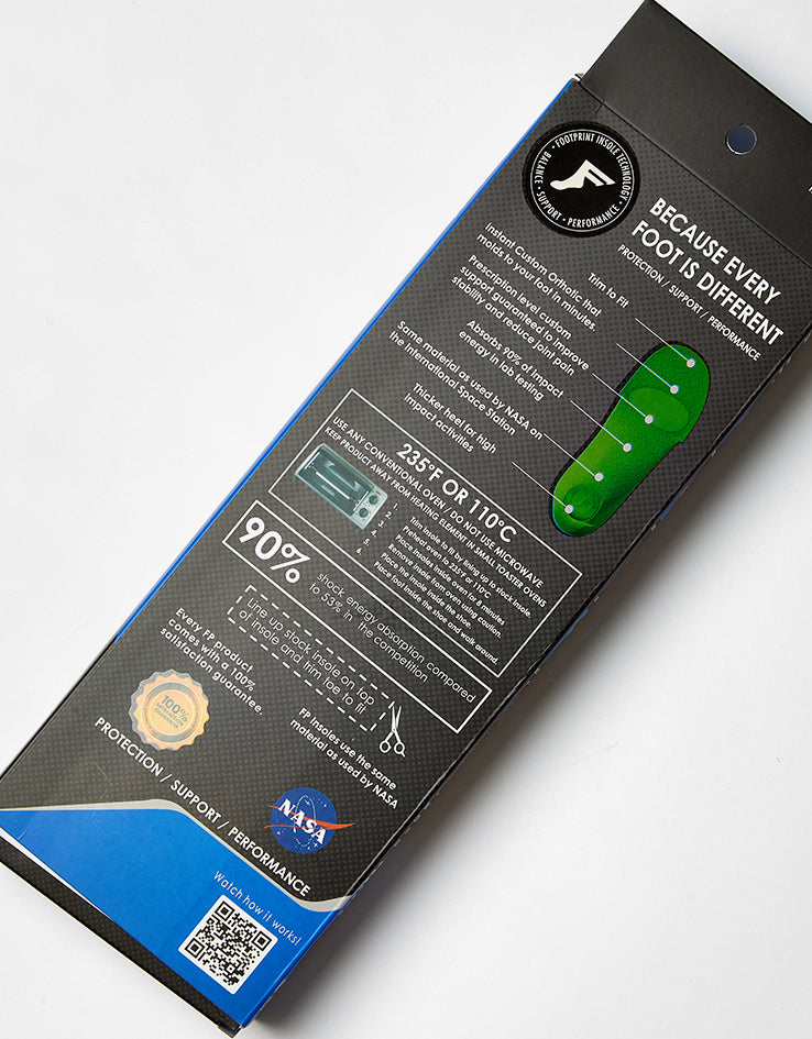 Footprint Gamechangers Elite Mid Infinity Foam 5-7mm Custom Orthotic Insoles