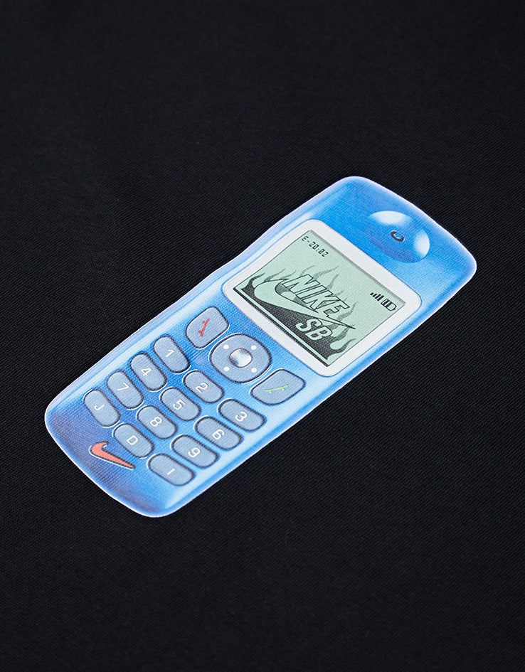 Nike SB Phone T-Shirt - Black