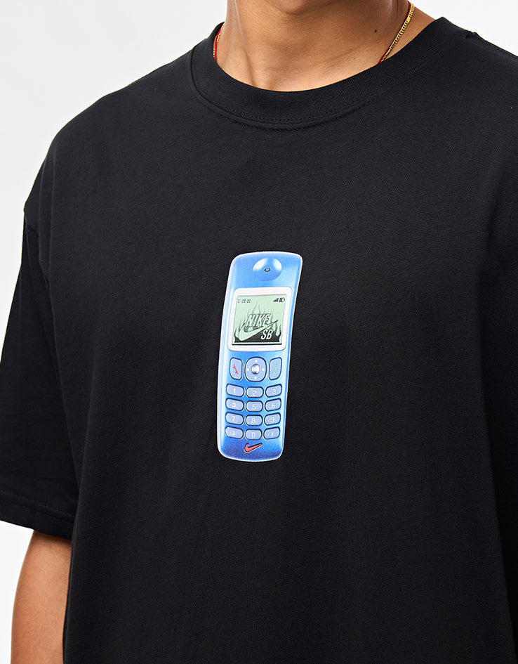 Nike SB Phone T-Shirt - Black