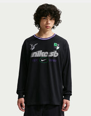 Nike SB L/S Rugby Shirt - Black