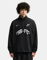 Nike SB Half Zip FLC Crew - Black