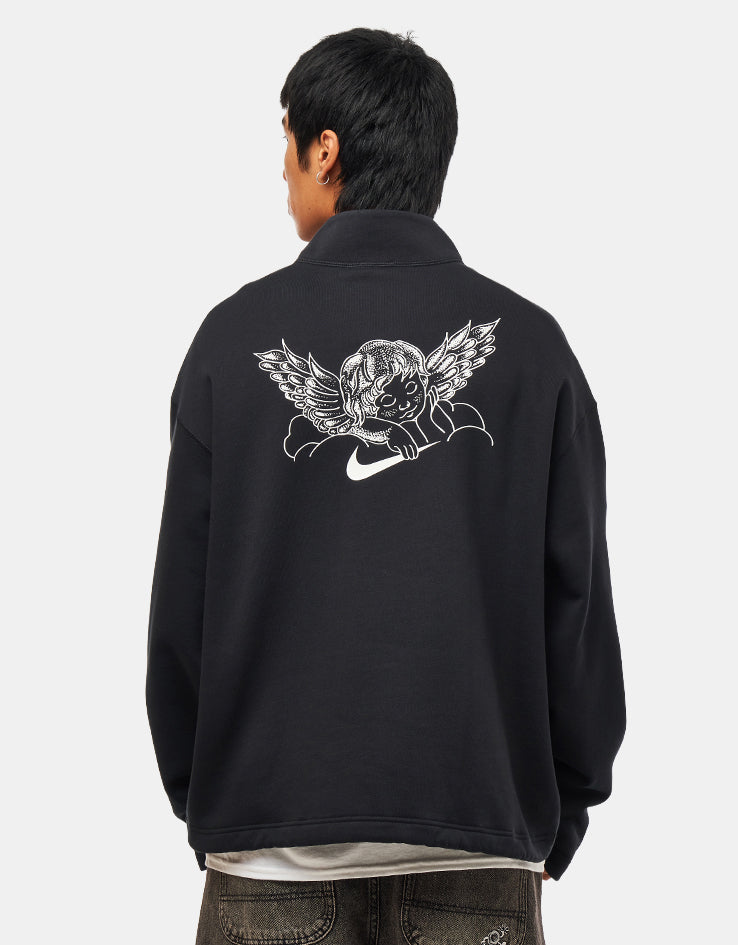 Nike SB 'FC Pack' Half Zip Crew - Black