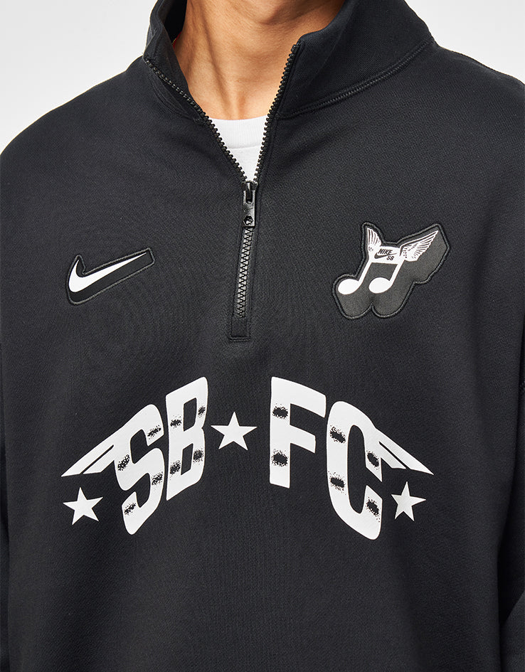 Nike SB 'FC Pack' Half Zip Crew - Black