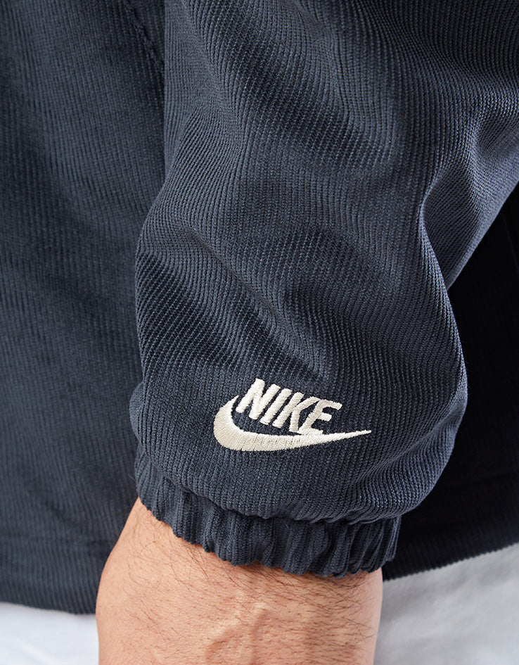 Nike Corduroy Coaches Jacket - Black/Sanddrift