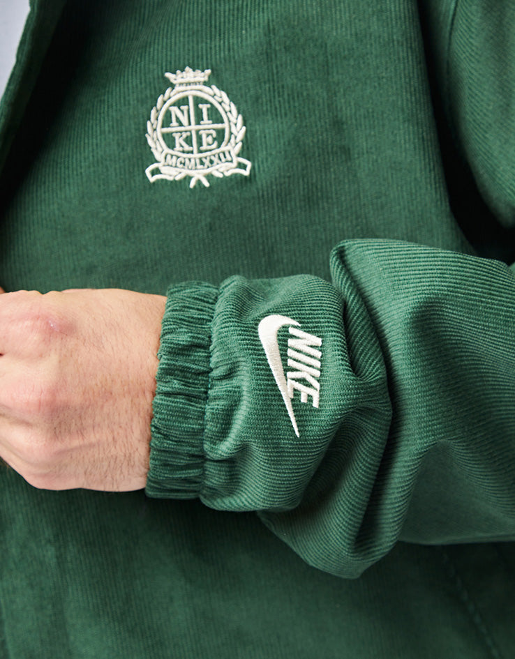 Nike Corduroy Coaches Jacket - Fir/Sanddrift