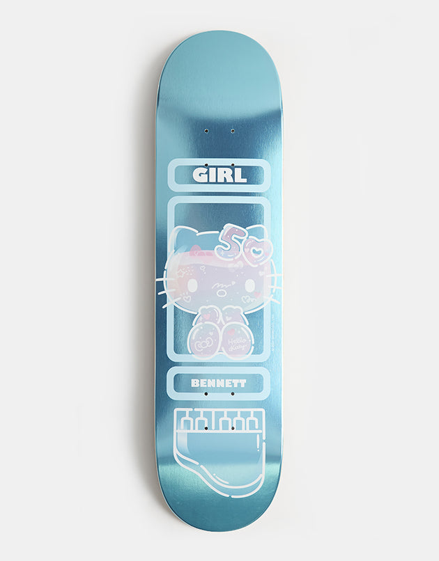Girl x Sanrio Bennett Hello Kitty 50th Anniversary G080 Skateboard Deck - 8"