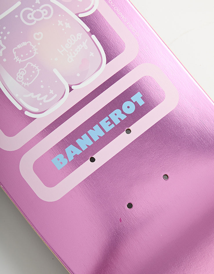 Girl x Sanrio Bannerot Hello Kitty 50th Anniversary G018 Skateboard Deck - 8"