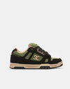 DC Stag Skate Shoes - Black/Tan/Olive