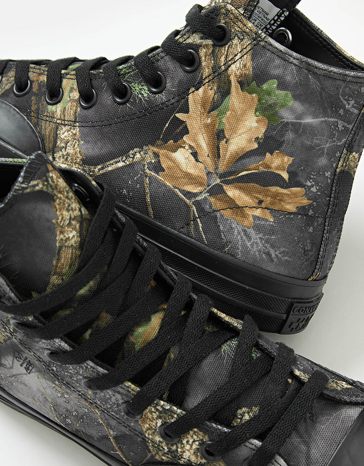 Converse Chuck Taylor All Star Pro Hi Skate Shoes - Realtree APX/Black