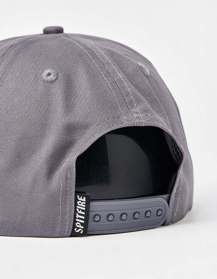 Spitfire Gas Mask Script Patch Snapback Cap - Charcoal