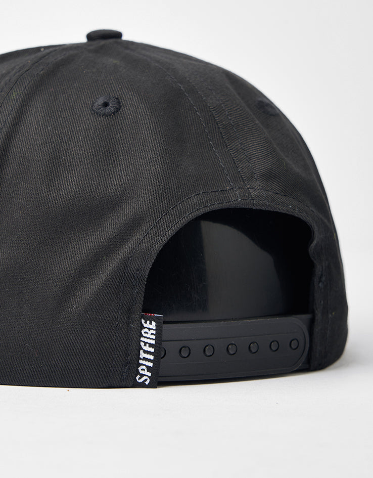 Spitfire LTB Arch Bighead Script Snapback Cap - Black/Red