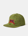 Spitfire Flame Out Strapback Cap - Olive/Red/Black