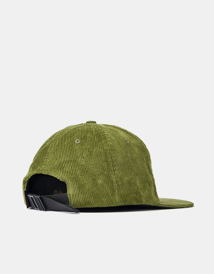 Spitfire Flame Out Strapback Cap - Olive/Red/Black