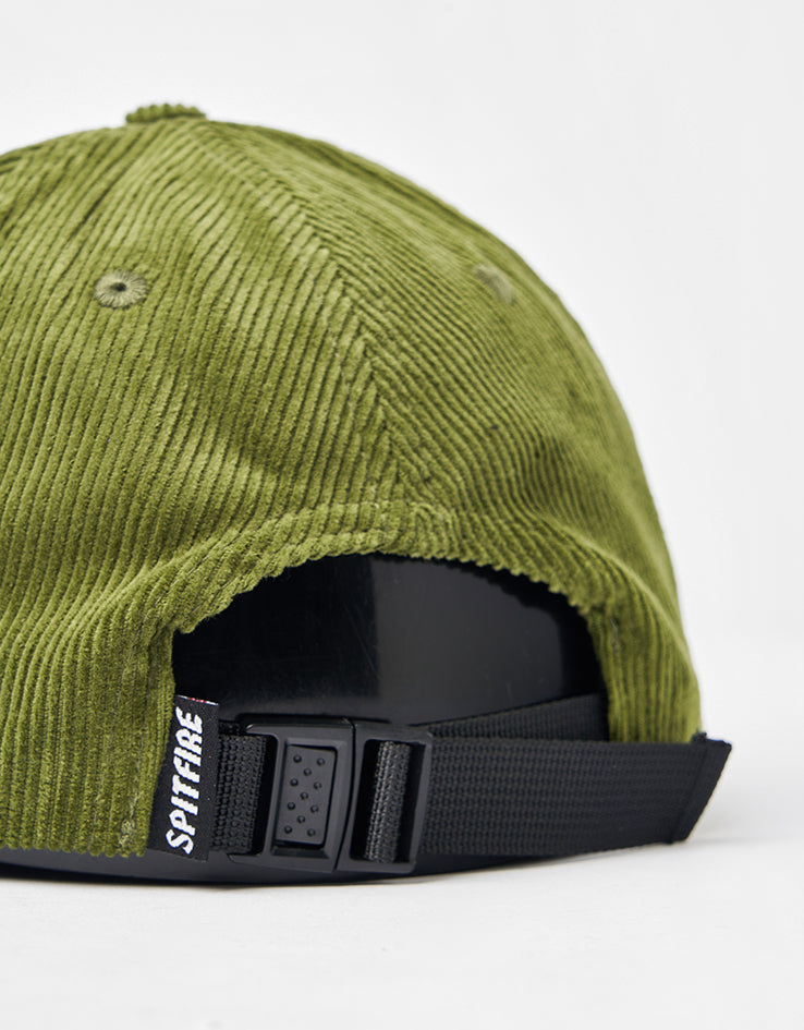 Spitfire Flame Out Strapback Cap - Olive/Red/Black