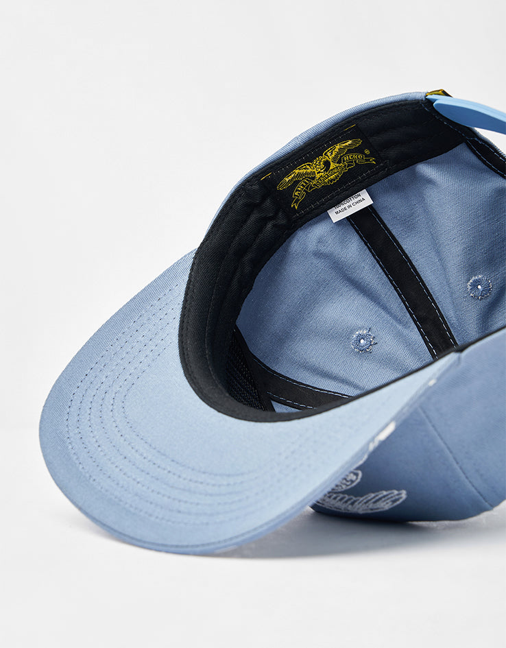 Anti Hero Damn You Basic Eagle Snapback Cap - Blue/White