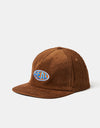 Real Bubble Oval Snapback Cap - Brown