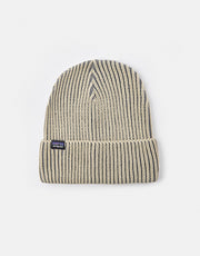 Patagonia Fishermans Rolled Beanie - Contrast Stripe/Weathered Stone