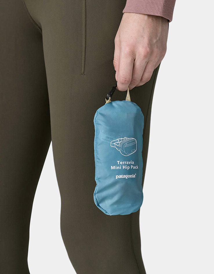 Patagonia Terravia Mini Hip Pack - Patchwork/Snowmelt Blue