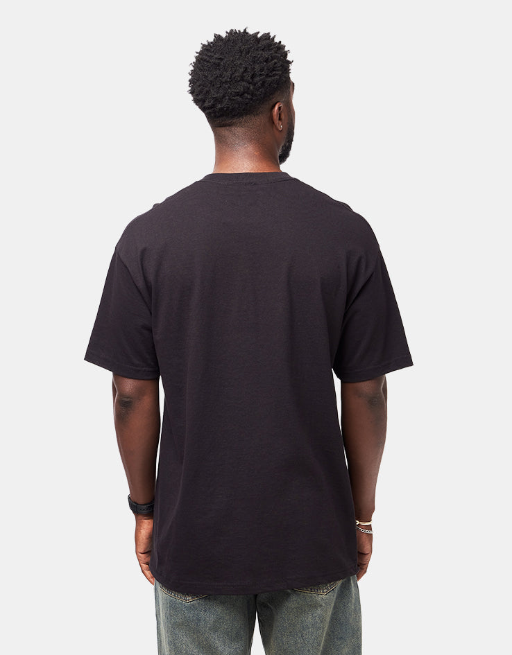 Skateboard Café Brass T-Shirt - Black
