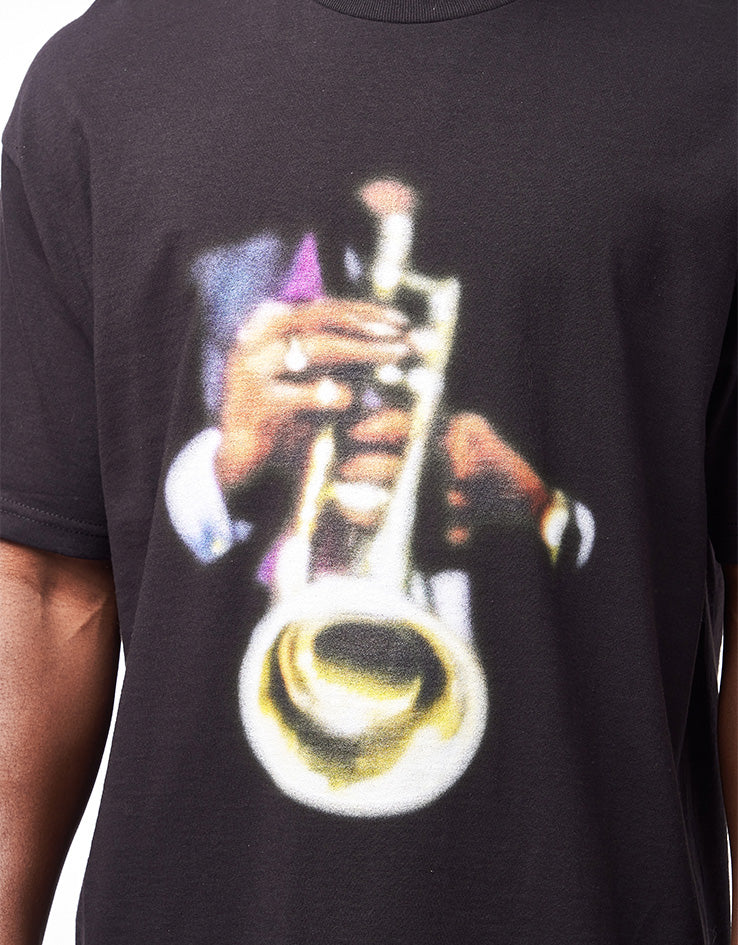 Skateboard Café Brass T-Shirt - Black