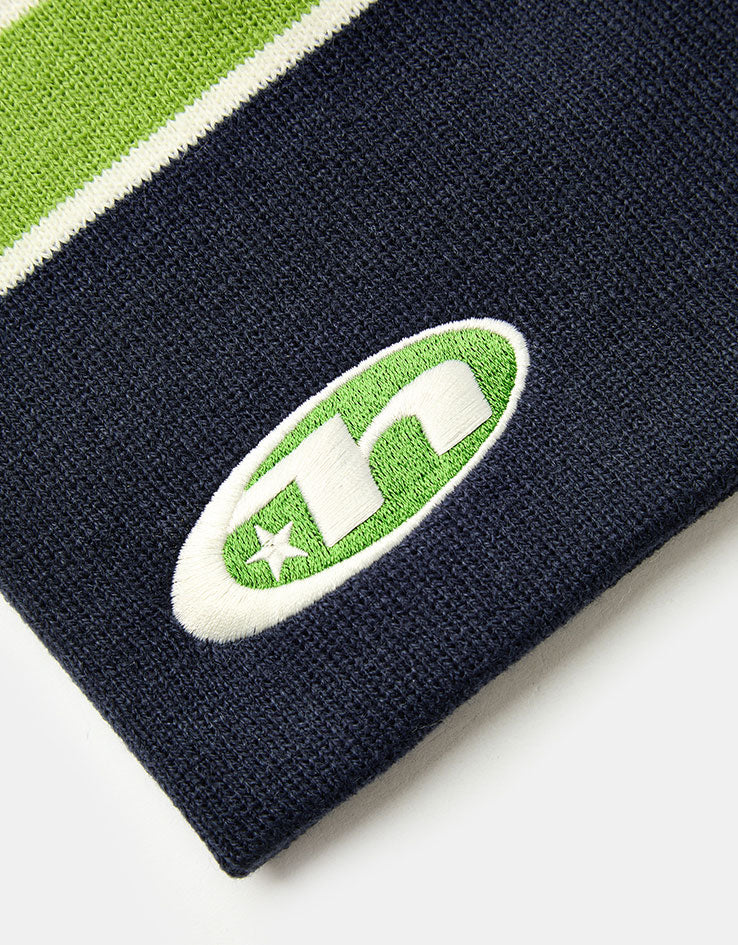 HUF Frequency Skull Beanie - Navy
