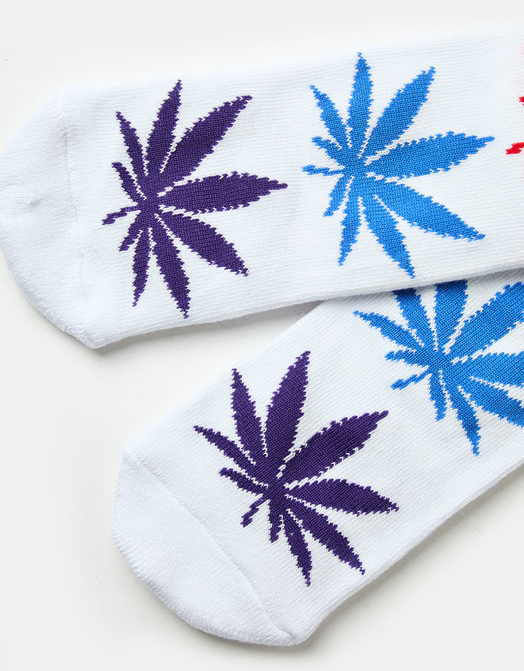HUF Plantlife Repeat Crew Socks - White