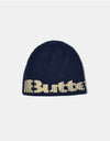Butter Goods Stencil Skully Beanie - Navy