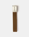 Carhartt WIP Chrome Clip Web Belt - WIP H Brown