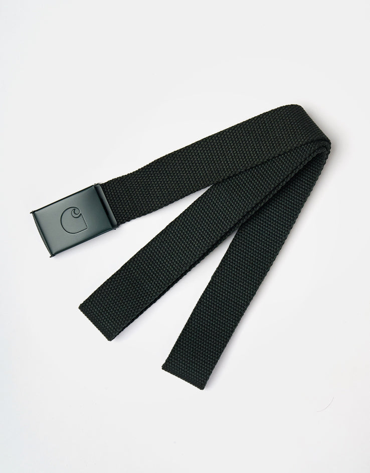 Carhartt WIP C-Logo Tonal Web Belt - Raven/White