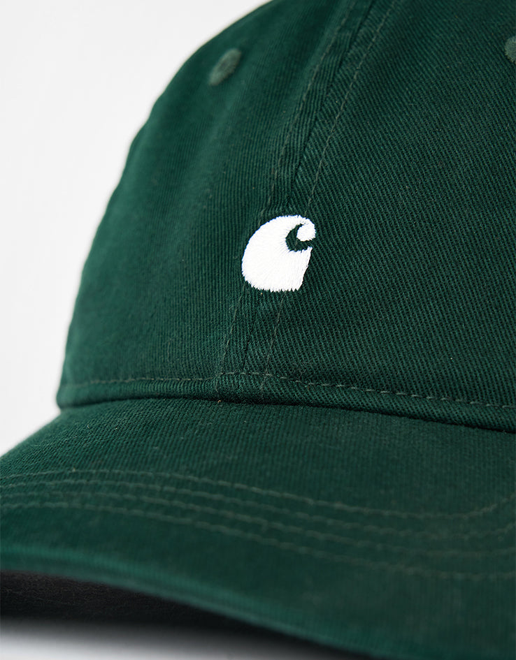 Carhartt WIP Madison Logo Cap - Dark Scarab/White