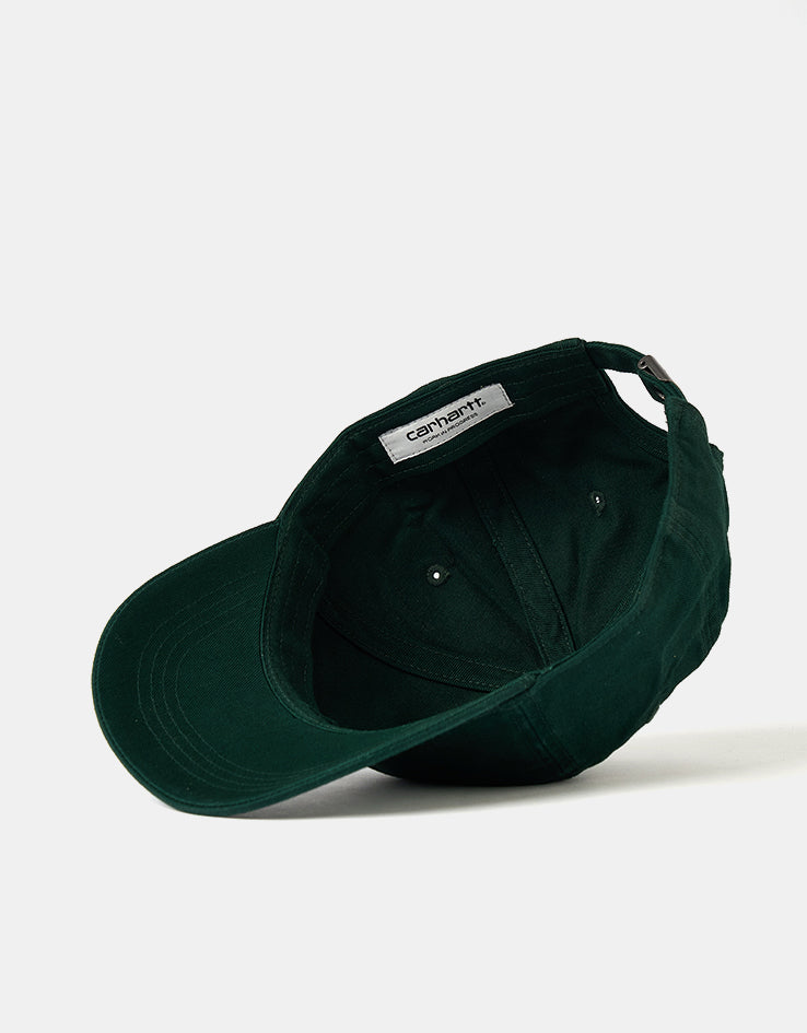 Carhartt WIP Madison Logo Cap - Dark Scarab/White