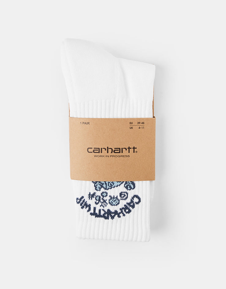 Carhartt WIP Dirty Laundry Crew Socks - White