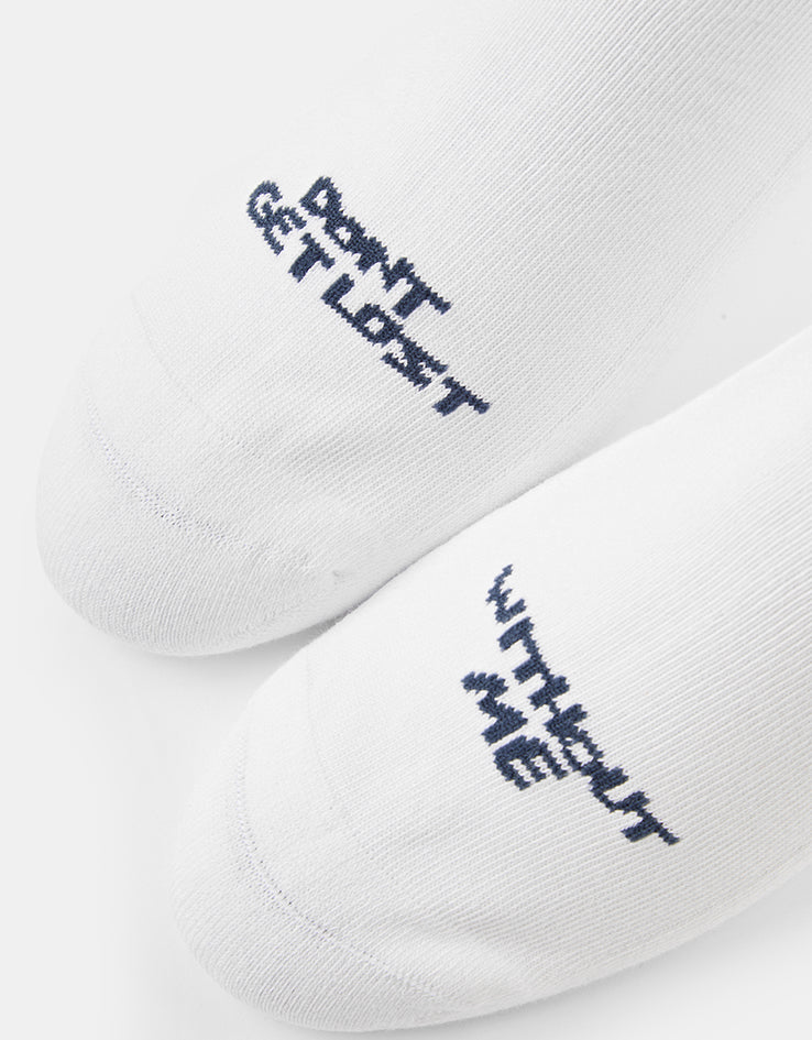 Carhartt WIP Dirty Laundry Crew Socks - White