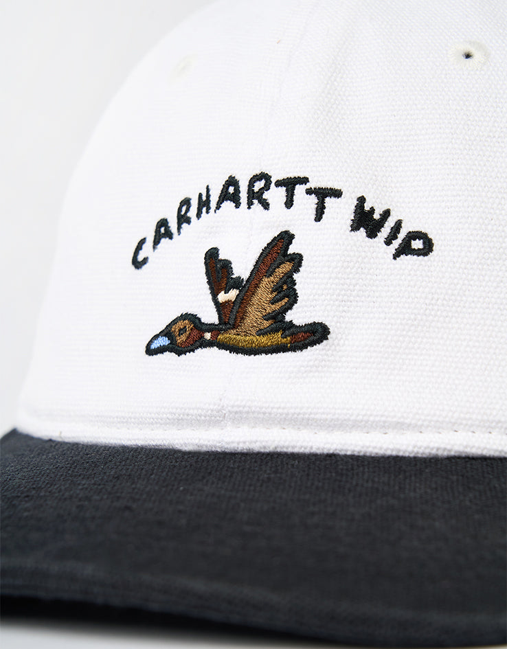 Carhartt WIP Animated Ducks Cap - White/Black