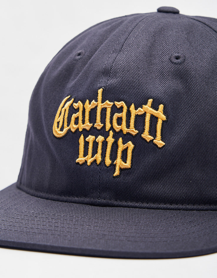 Carhartt WIP Blackletter Cap - Dark Navy