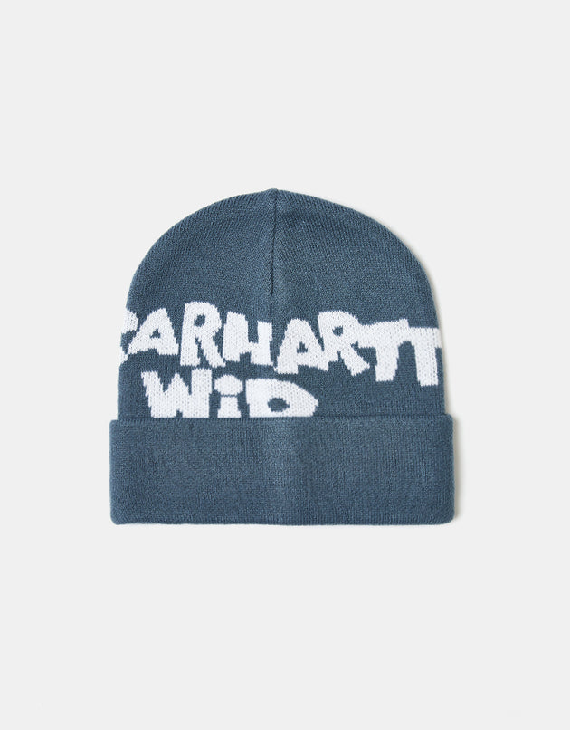 Carhartt WIP Cut Out Beanie - Icesheet/White