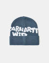 Carhartt WIP Cut Out Beanie - Icesheet/White
