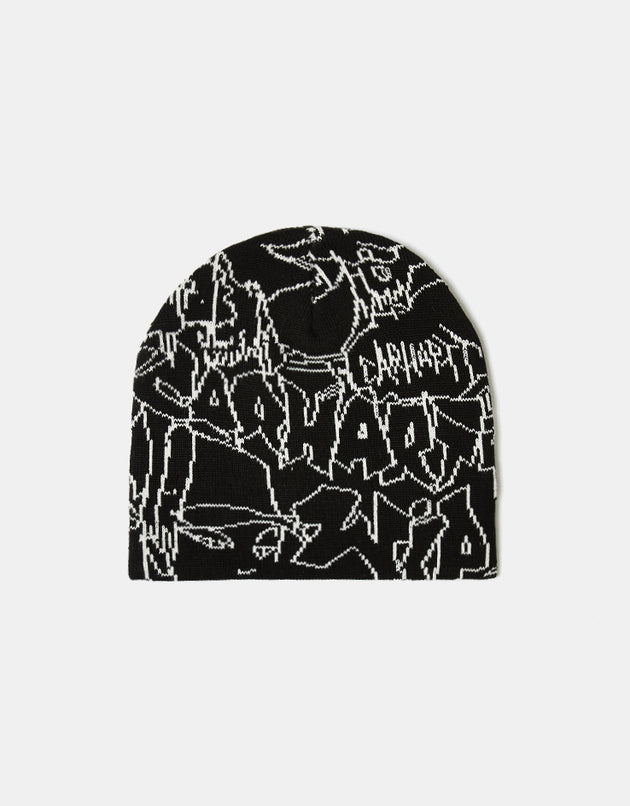 Carhartt WIP Blinkerfluid Beanie - Black/Wax