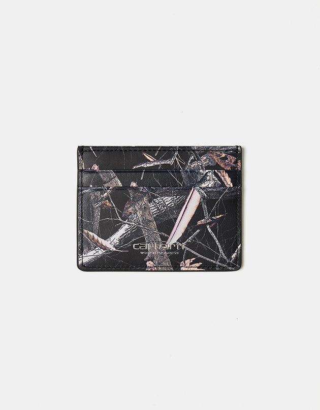 Carhartt WIP Vegas Cardholder - Camo Feather Tree/Black/Silver